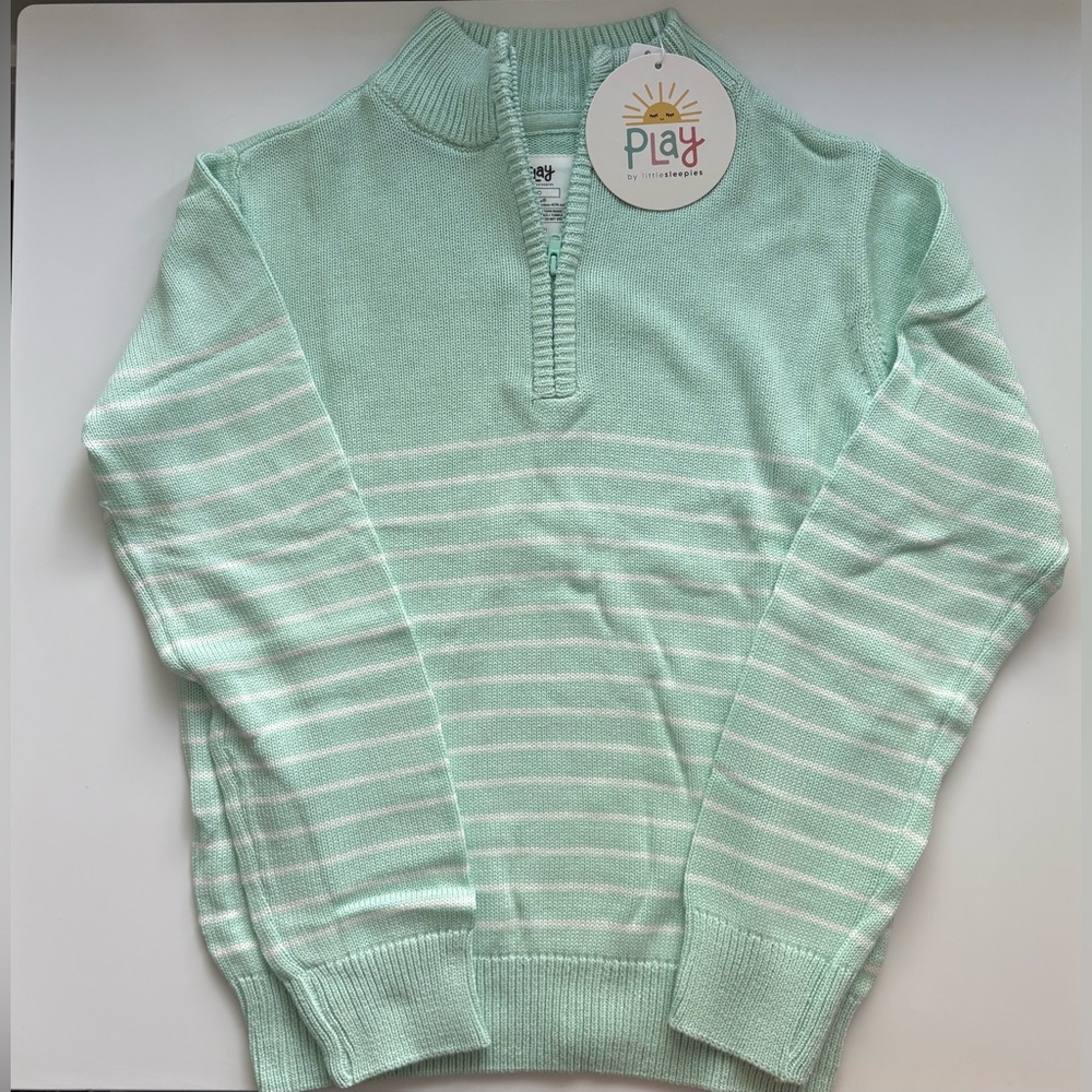 Little Sleepies PLAY Knit Half-zip Sweater